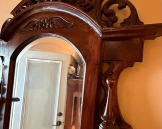 Victorian Style Etagere Hall Tree