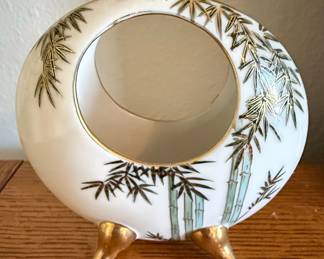H.S.K. Seattle Bamboo Style Porcelain Planter