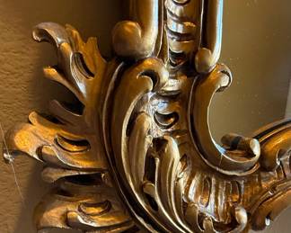 Rococo Style Giltwood Wall Mirror