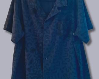 Nike SB Dri-FIT Shirt Blue Camo Button Down Mens XL