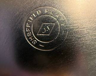 Sheffield Plate Style Pierced Basket