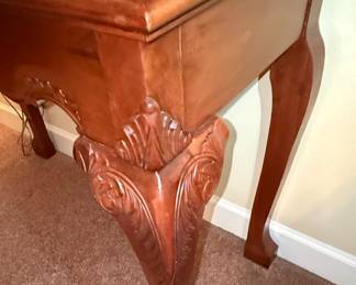 Chippendale Style Mahogany Console Table