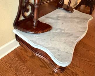 Victorian Style Etagere Hall Tree