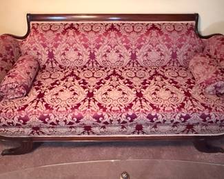 Empire Style Sofa with Lion Paw Feet