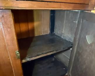 Federal Style 250 Yr. Old Walnut Stepback Cupboard