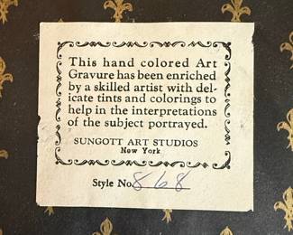 Sungott Art Studios Architectural Prints Style No. 868