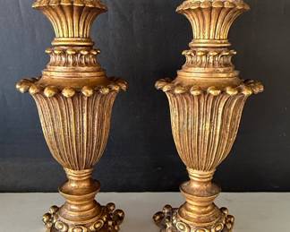 Raz Imports Neoclassical Style Pillar Candle Holders