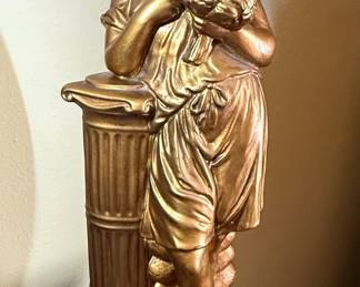 Neoclassical Style Gilt Bronze Figural Statue
