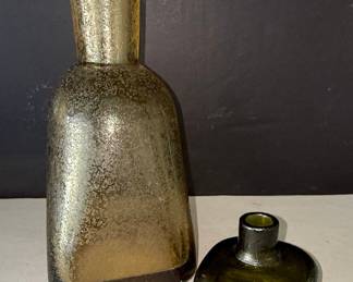 Carlo Scarpa Style Pulegoso Glass Vases