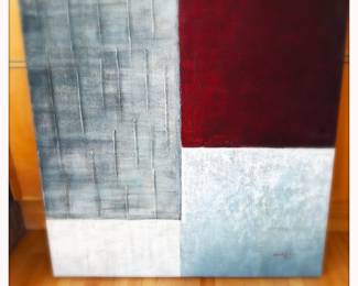 Becky C. Abstract Color Block Painting