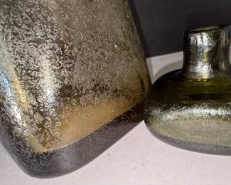 Carlo Scarpa Style Pulegoso Glass Vases