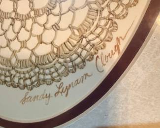 Sandy Lynam Clough Floral Print in Ornate Frame