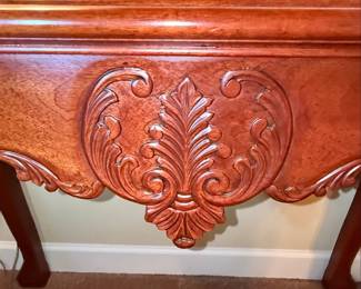 Chippendale Style Mahogany Console Table