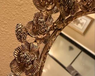 Ornate Floral Style Vanity Mirror
