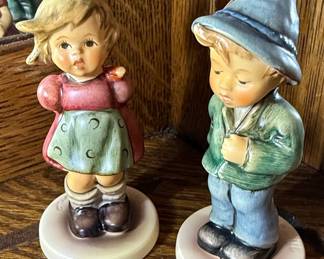 Goebel Hummel Figurines Pair - Boy #564 and Girl #559