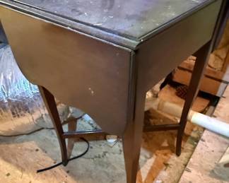 Chippendale Style Mahogany Drop Leaf Side Table