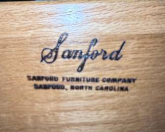 Sanford Furniture Company Display Cabinet