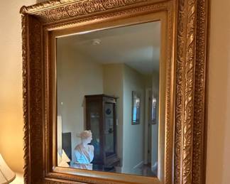 Baroque Style Giltwood Wall Mirror