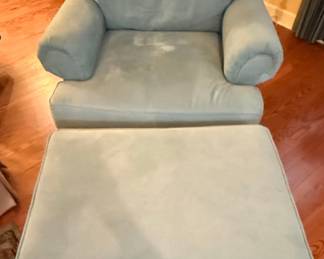 Paula Deen Home Upholstered Chair and Ottoman