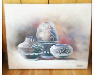 MCM Lee Reynolds Pottery Still Life Painting