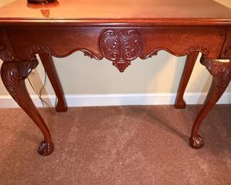 Chippendale Style Mahogany Console Table
