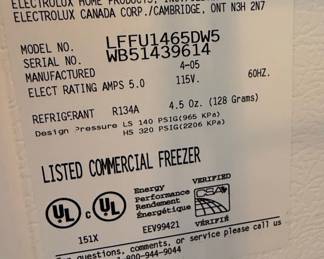Frigidaire LFFU1465DW5 Upright Freezer