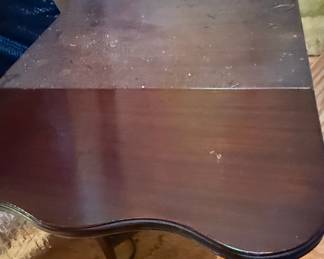 Chippendale Style Mahogany Drop Leaf Side Table