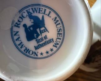Norman Rockwell Museum Ceramic Mugs - Nautical & "For a Good Boy" Series