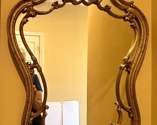 Hollywood Regency Style Wall Mirror