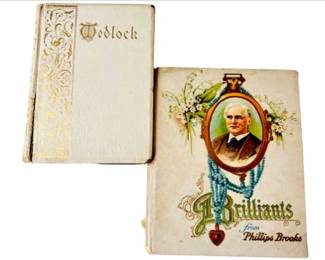 Vintage Books With Quotes & Beautiful Old Illustrations