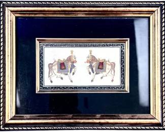 Fine Quality Framed Painting On Silk