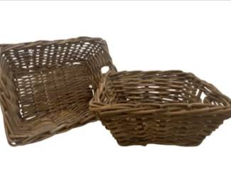 IKEA Byholma Woven Rattan Baskets
