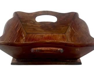 Wooden Fruit Stand Centerpiece Or Bread Tray
