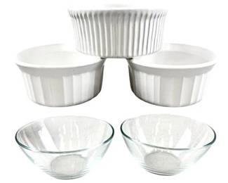 Assorted Small Ramekins And Glass Bowls Excellent Condition