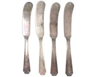 Sterling Silver Butter Knives - Great As Cheese Knives & Spreaders