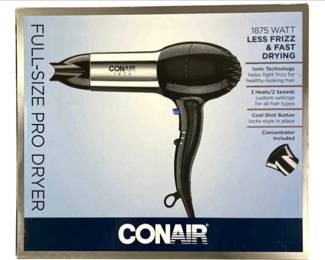 NEW! Conair Full-size Pro Hair Dryer