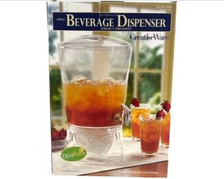 New! Creative Ware Acrylic Beverage Dispenser