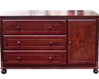 Bellini Footed Dresser With Drawers & Cupboard - Signed