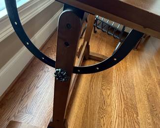 Vintage Style Wood Drafting Table