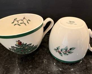 Spode Christmas Tree Mugs