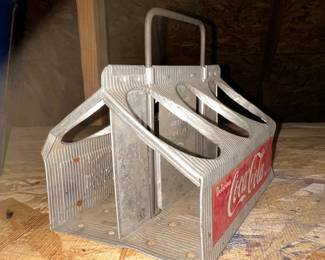 Vintage Coca-Cola 6-Bottle Aluminum Carrier