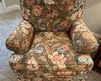 Laws Interiors Style Floral Upholstered Armchair