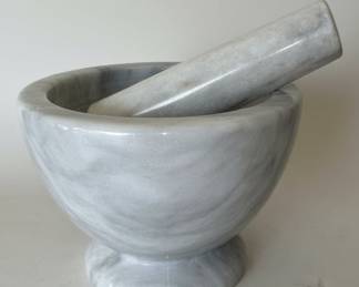 Marble Mortar and Pestle Set Style