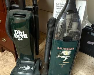 Dirt Devil Featherlite and Hoover WindTunnel Upright Vacuums