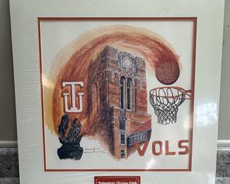 Alexander Dumas University of Tennessee Volunteers Basketball Print