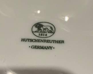 Hutschenreuther Baronesse White Embossed Porcelain Dinnerware