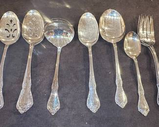Oneida Community Silverplate Flatware Serving Set