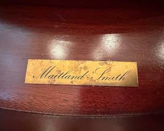 Maitland-Smith Regency Style Drum Table