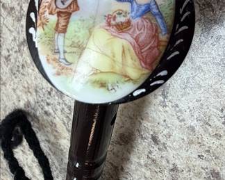 Fragonard Style Courting Couple Umbrella