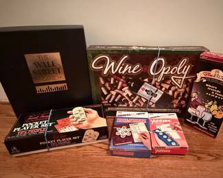 Vintage Board Game and Playing Card Collection